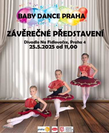 Závěrečné představení Baby dance Praha 2025 - 11 hod